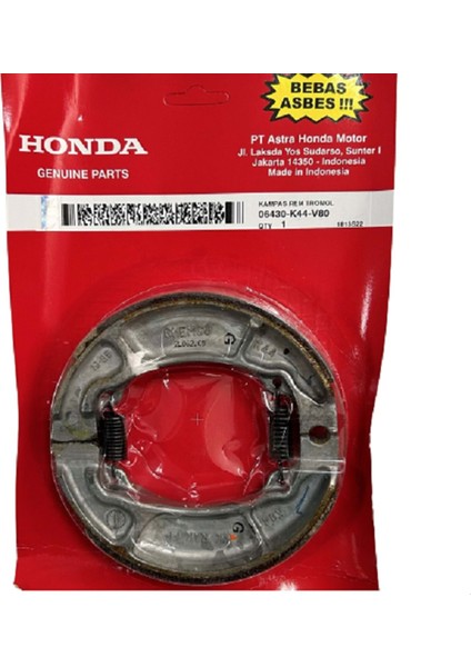 Honda Activa Orjinal Fren Balata