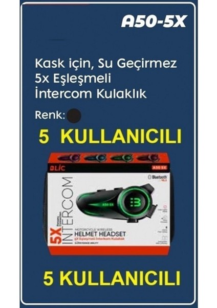 A50-5X 5 Hat Intercom