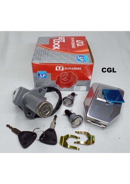 Honda Cgl Kontak Seti (Kontak,kilit,depo Kapağı)