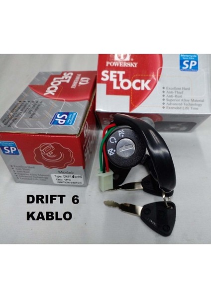 Mondial Drift 6 Kablo Tek Kontak