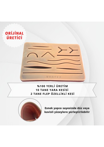 Gelişmiş Gerçekçi Cerrahi Eğitim Dikiş Pedi fiyatları