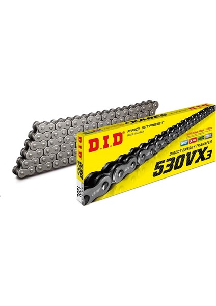 Dıd 530VX3-120 Link Çelik Zincir (X-Ring)