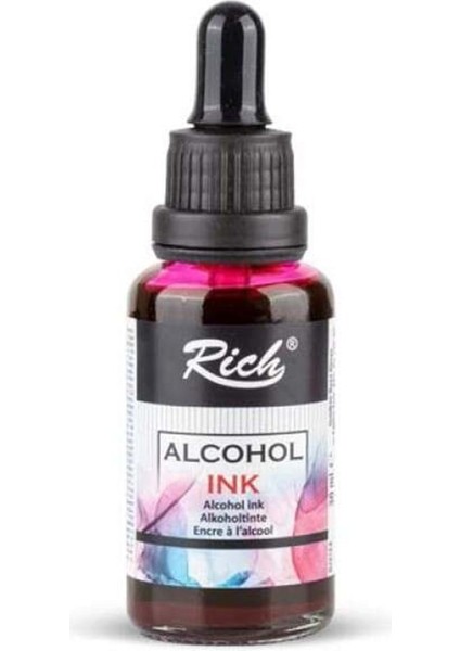 Alcohol Ink Alkol Bazlı Mürekkep 30 ml Pembe 18608