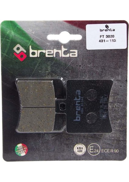 Brenta Ft 3020 Organik Disk Fren Balata