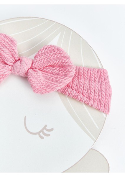 Pembe Basic Kız Bebek Saç Bandı 2'li