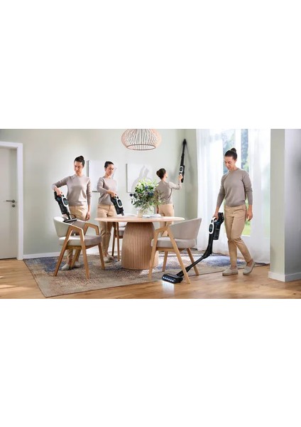 BCS1041WAC Şarjlı Süpürge Unlimited 10 Beyaz