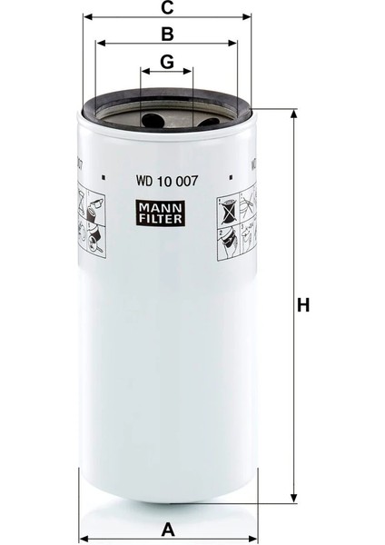 Wd 10 007 - Hidrolik - Mann Fılter fiyatları