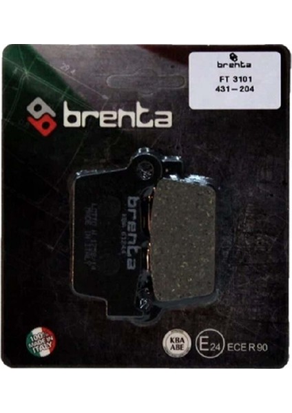 Brenta Ft 3101 Organik Disk Fren Balata