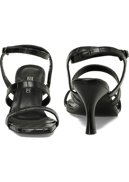 25S-218 5fx Siyah Kadın Topuklu Sandalet indirimleri