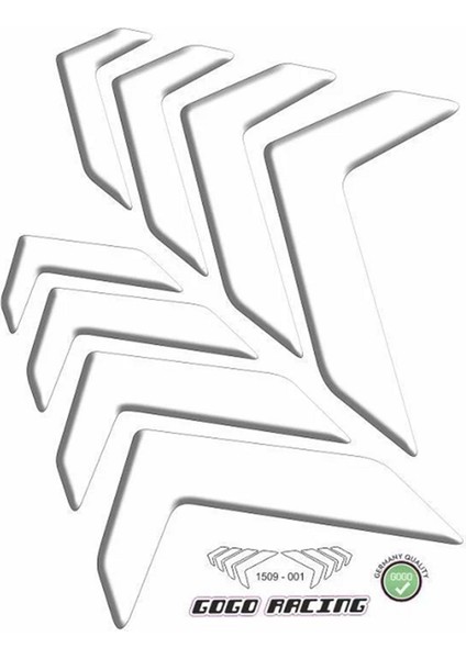 1509 Universal Şeffaf Yan Pad