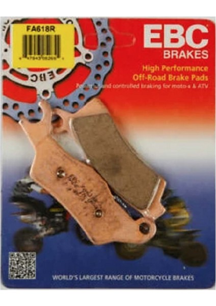 Ebc FA618R Sinter Metal Disk Balata