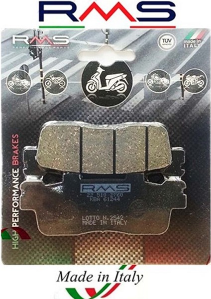 Rms 510-2760 Organik Disk Fren Balata