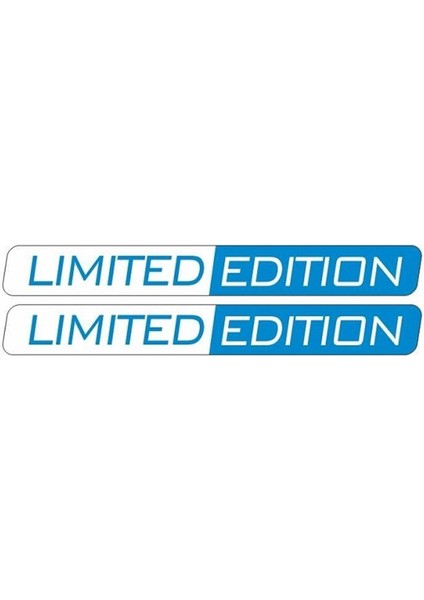 Limited Edition Logo Mavi Damla Etiket