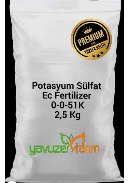 Potasyum Sulfat Ec Fertilizer Special % 51 Potasyum Gübre 2.5 kg