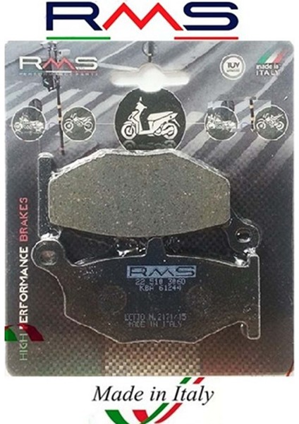 Rms 510-3060 Organik Disk Fren Balata