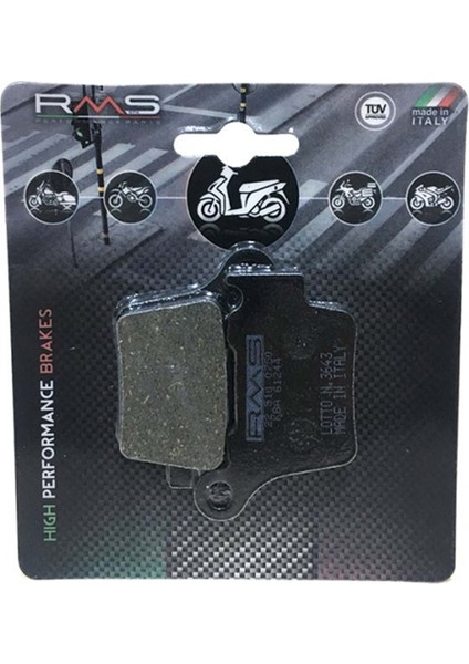 Rms 510-0750 Organik Disk Fren Balata