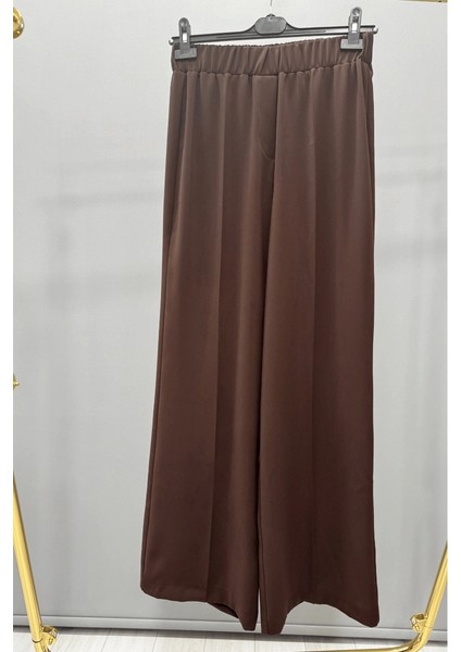 Colmar Beli Lastikli Geniş Pantolon Kahve 5580