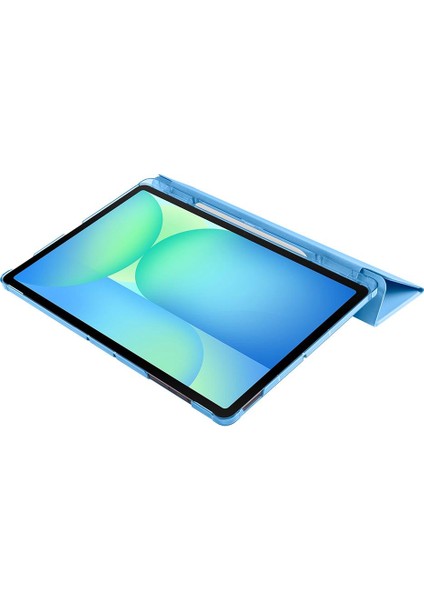 Galaxy Tab S10 Fe+ Plus 13.1" SM-X620 2025 Uyumlu Kapaklı Kılıf Kalem Bölmeli Standlı Uyku Modlu indirimleri