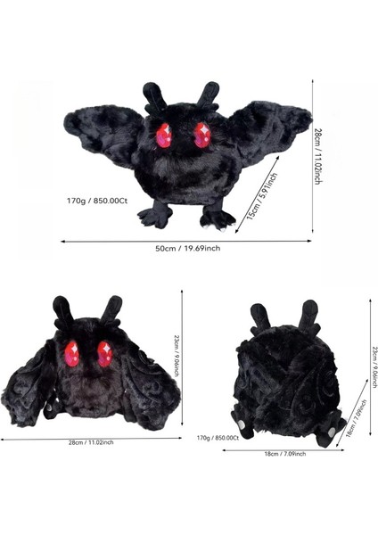 Yeni Mothman Korku Mothman Peluş Bebek Çizgi Film Animasyon Tatil Bebek Oyuncakları (Yurt Dışından)