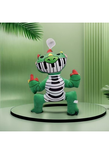 Yeni Nightmare Critters Bobby 4 Yeşil Dinozor Büyük Aslan Peluş Oyuncak Bebek (Yurt Dışından)