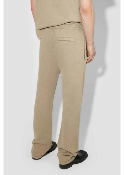 Vintage Bej Renkli Community Sweatpants - 100% Pamuklu, Şık ve Rahat fiyatları