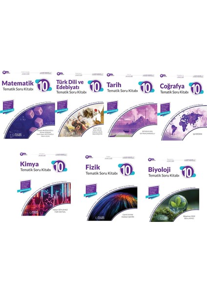 Palme 10. Sınıf Soru Bankası Seti 7 Kitap