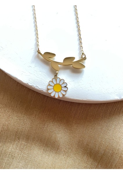 Papatya Gold Kolye
