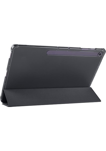 Galaxy Tab S10 Fe+ Plus 13.1" SM-X620 2025 Uyumlu Kapaklı Kılıf Kalem Bölmeli Standlı Uyku Modlu