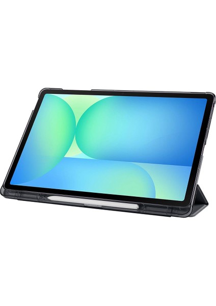 Galaxy Tab S10 Fe+ Plus 13.1" SM-X620 2025 Uyumlu Kapaklı Kılıf Kalem Bölmeli Standlı Uyku Modlu fiyatları