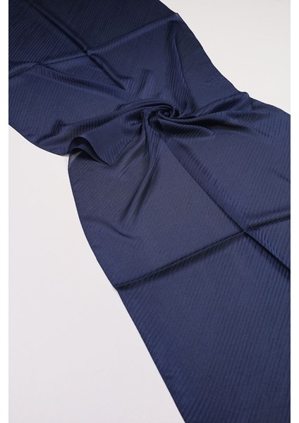 Hint Ipek Kendinden Desenli Pırıltı Şal - Desen-04 - Lacivert