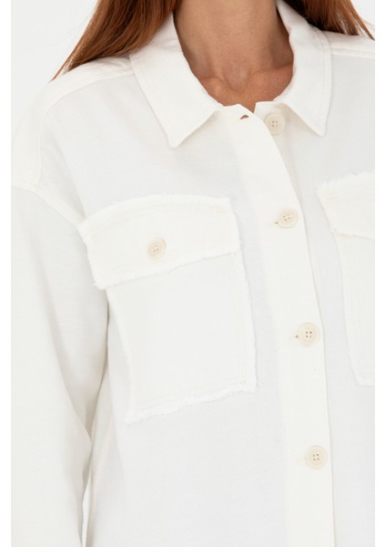 Kadın Bej Gömlek Jean 50265301-DN0032