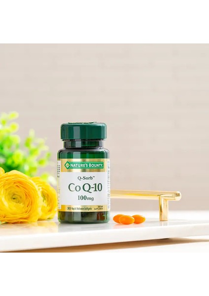 Q-Sorb Coq-10 Koenzim Q-10 Içeren Takviye Edici Gıda 100 Mg 30 Jelatin Kapsül