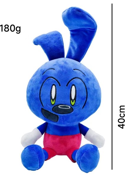 Riggy Maymun Peluş Mavi Tavşan Bebek Hediye Sevimli Tavşan (Yurt Dışından)
