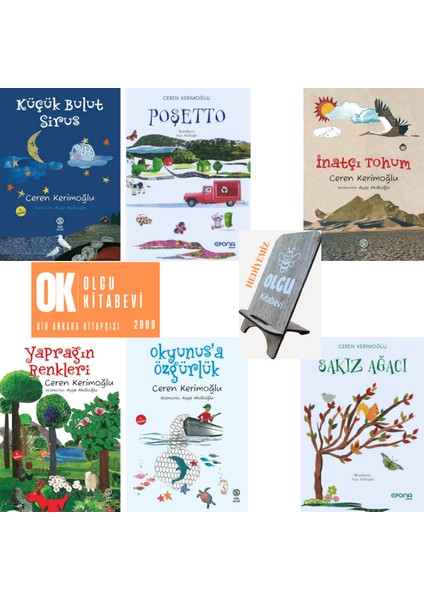 Okyunus'a Özgürlük - Inatçı Tohum - Küçük Bulut Sirus - Yaprağın Renkleri - Poşetto - Sakız Ağacı / 6kitap Set