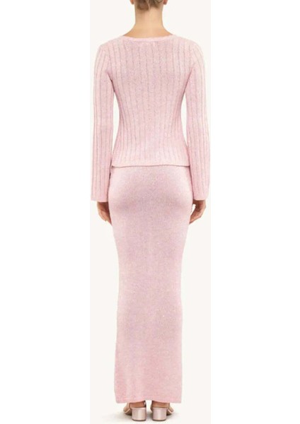 Bon Bon Pembe Sekanslı Carolina Etek - Asta Resort Kadın Moda modelleri