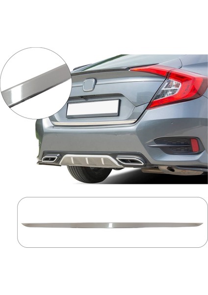 Honda Civic Uyumlu 2016 ve Üzeri Krom Bagaj Alt Çıtası Paslanmaz Çelik fiyatları
