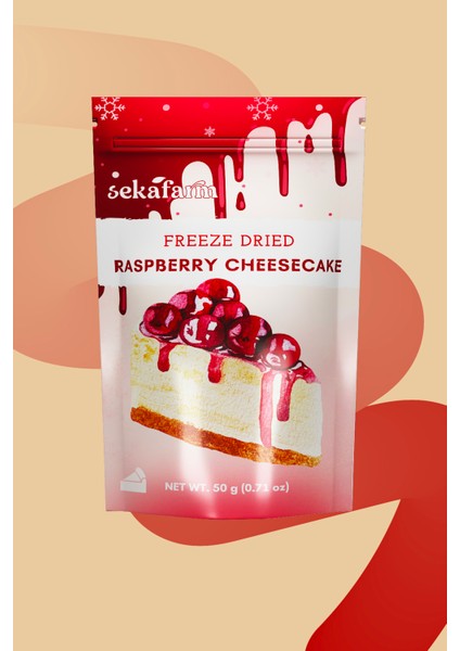 Dondurularak Kurutulmuş Frambuaz Cheesecake 50 gr , Freeze-Dry Frambuaz Cheesecake fiyatları