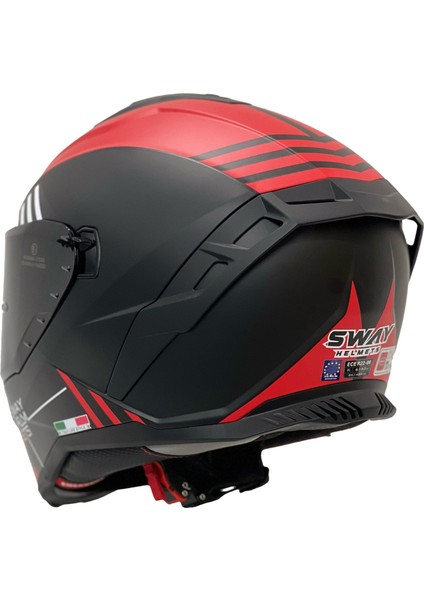 Sw 867 Blade Red Full Face