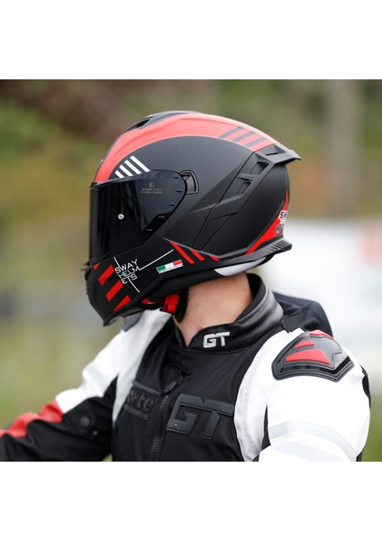 Sw 867 Blade Red Full Face