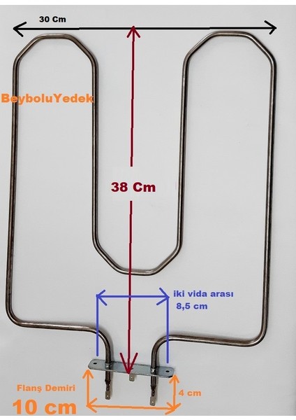 Ariston Fırın Rezistans Fırın Rezistansı 1100 Watt 230 V
