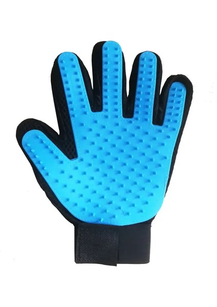 Pet Saç Çıkıcı Eldivenler Kedi Tımar Saç Desheding Fırça Köpek Tarak Hayvan Masaj Malzemeleri Için Temiz Masaj Renk: Gökyüzü Mavisi/boyut: Sol El (Yurt Dışından)