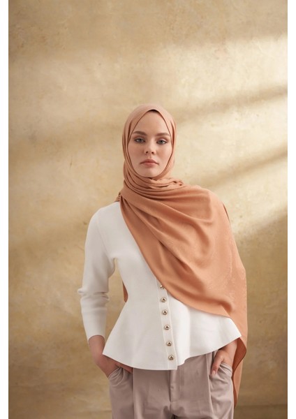 Deve Tüyü Armanda Lyocell Nomade Desen Şal 3354