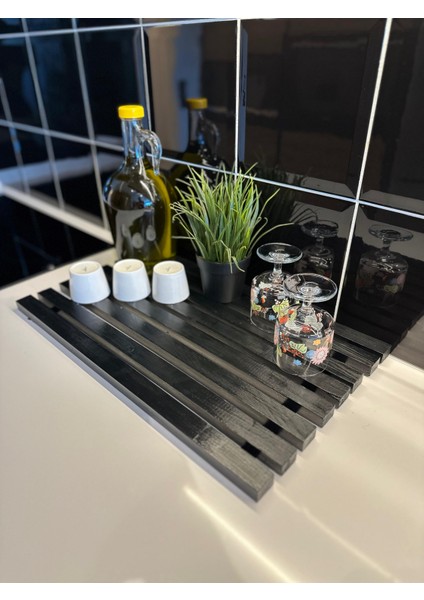 Katlanabilir Ahşap Kaydırmaz Banyo Paspası modelleri