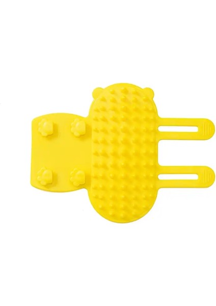 Pet Kedi Epilasyon Masaj Tarak Kedileri Kırpma Sürtünme Fırçası Yavru Kedi Tımar Kendi Temizlik Duvar Köşesi Kedi Kırdır Taraklar Renk: Sarı (Yurt Dışından)