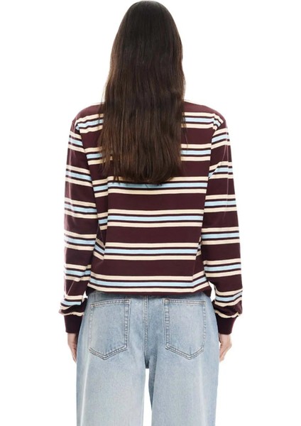 Rahat Uzun Kollu Polo Gömlek - %100 Pamuk, Kontrast Şeritli ve Doğru Bedende fiyatları