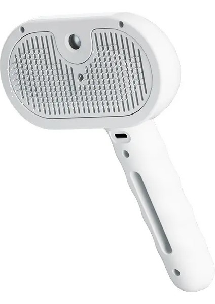 Köpek Buhar Tarağı Pet Masaj Fırçası USB Şarj Güvenli Yuvarlak Kafa Yumuşak Dişler Sprey Eproval Kediler Için Evrensel Dogscolor: Pembe (Yurt Dışından)