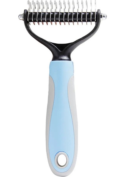 Çok Fonksiyonlu Evcil Hayvan Deshedding Fırça Köpek Saç Sökücü Evcil Hayvan Kürk Kesici Köpek Kedi Tarak Fırçalar Köpekler Tımarlama Dökülme Malzemeleri Renk: Mavi Büyük (Yurt Dışından)