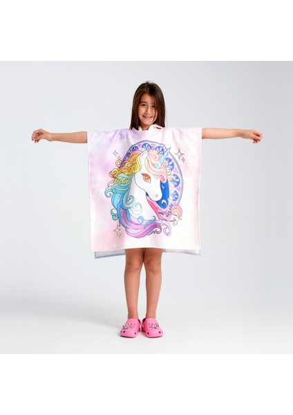 Çocuk Panço Plaj Havlusu