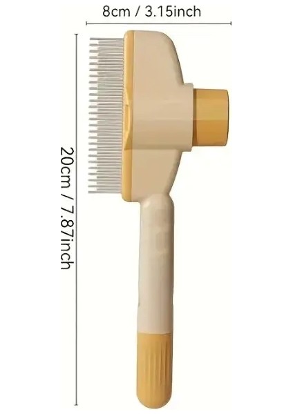 Köpekler Kediler Saç Düğüm Tarağı Yüzen Saç Fırçası Kedi Tımar Evcil Hayvan Kendi Temizleme Tarağı, Köpek Tımar Tarama: Yükseltilmiş-Yeşil (Yurt Dışından)