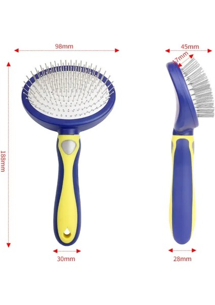 Köpek Tarak Masaj Köpek Fırçası Köpekler Için Kalın Taraklar Saç Düğümü Açılış Evcil Hayvan Tımarlama Rahat Köpekler Saç Sökücü Fırça Ürünleri (Yurt Dışından)